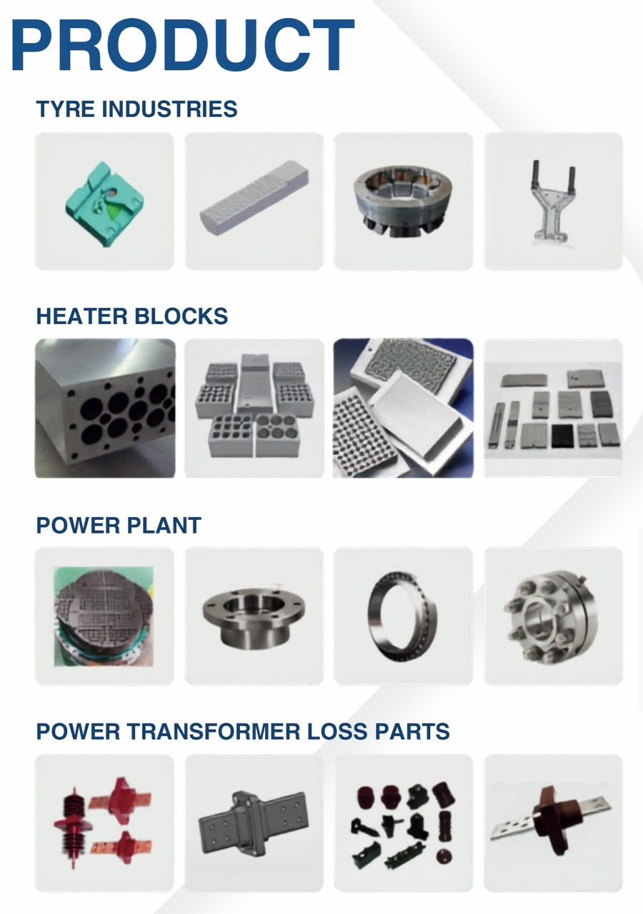 Precision machined components — flanges, hydraulic bodies, aerospace parts
